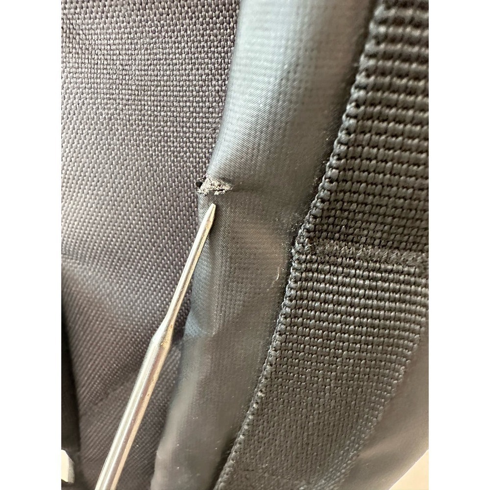 Hershel Large Coated Canvas Black Laptop Backpack EUC - Picture 6 of 11